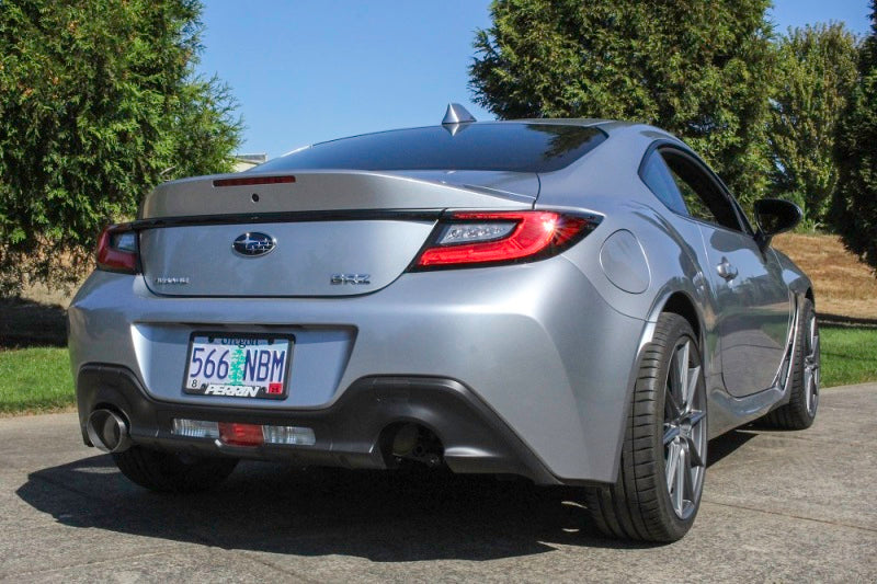 PERRIN 2022 BRZ/GR86 Axle Back Exhaust SS (Single Side Exit w/Helmholtz Chamber)