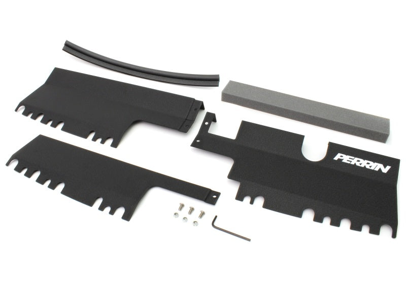 PERRIN 15-21 WRX/STI Radiator Shroud (With/Without OEM Intake Scoop) - Black