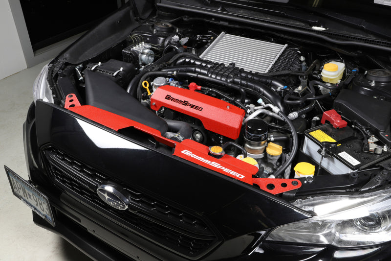 GrimmSpeed 15+ Subaru WRX/STI Radiator Shroud - Red