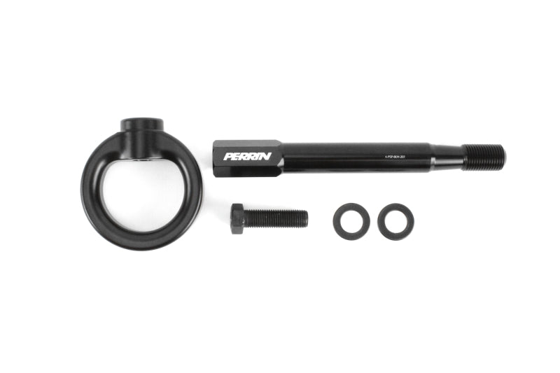 Perrin 2022 Subaru WRX / 18-21 Crosstrek / 14-21 Forester Tow Hook Kit (Front) - Black