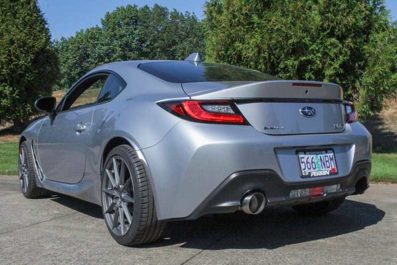 PERRIN 2022 BRZ/GR86 Axle Back Exhaust SS (Single Side Exit w/Helmholtz Chamber)