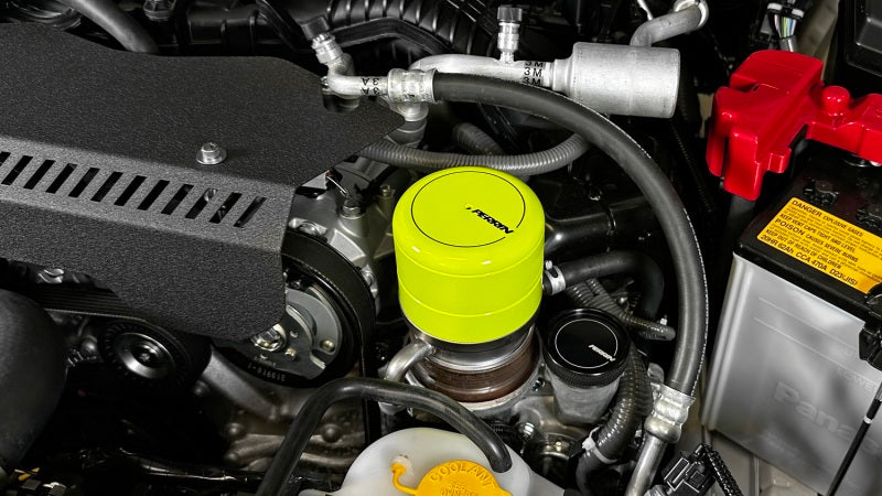 PERRIN 15-25 Subaru WRX & 13-25 BRZ/FR-S/86/GR86 Oil Filter Cover - Neon Yellow