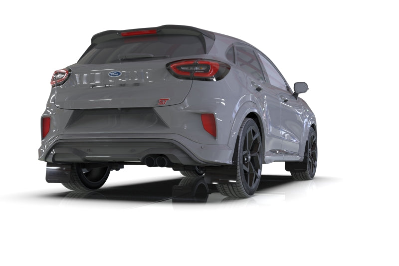 Rally Armor 20-25 Ford Puma ST Black Mud Flap w/Blue Logo