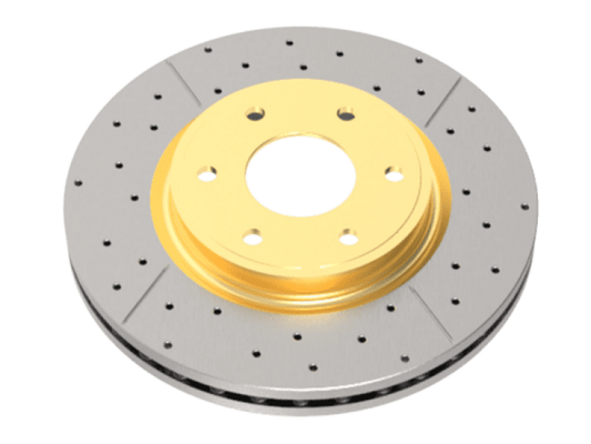 DBA 17-19 Audi A4 Rear Street Drilled & Slotted Rotor