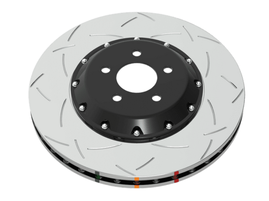 DBA 17-23 Tesla Model 3 (w/355mm Front Rotor) Front 5000 Series 2-Piece Slotted Rotor w/Black Hat