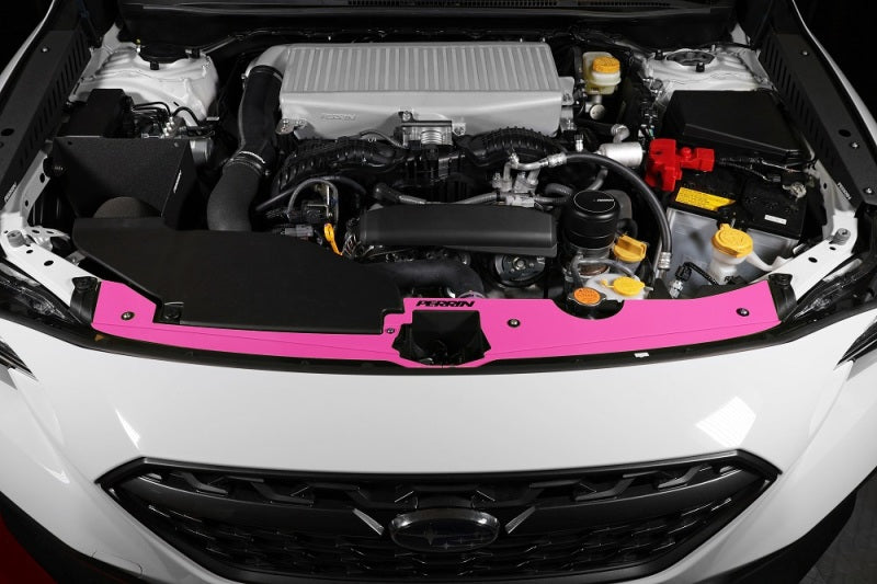 Perrin 22-23 Subaru WRX Radiator Shroud - Hyper Pink
