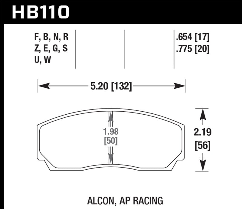 Hawk AP CP2279 / CP3788 / CP3789 / CP5835 / CP5880 / CP5830 (SC430) Caliper Blue 9012 Race Brake Pad