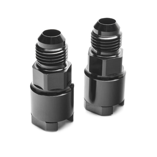 Cobb 04-16 Subaru STi / WRX 06-17 -6 AN Adapter Fittings Black - Set of 2