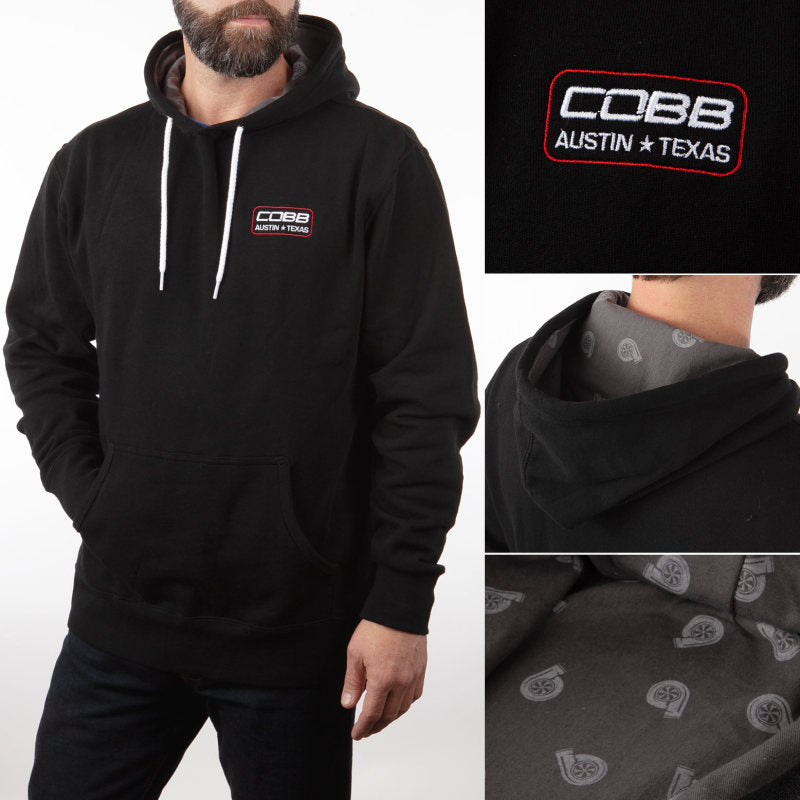 Cobb Black Pullover Hoodie - Size XX-Large