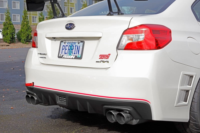 Perrin 15-19 Subaru WRX/STI Tow Hook Kit (Rear) - Red