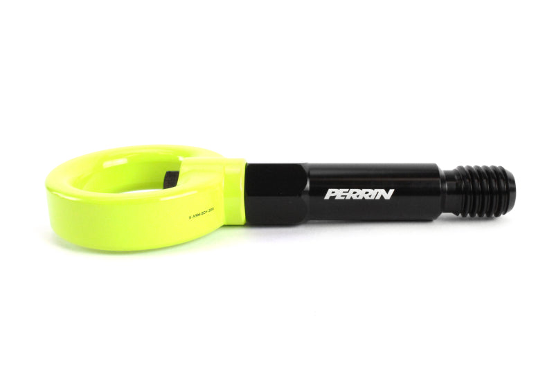 Perrin 2020 Toyota Supra Tow Hook Kit (Rear) - Neon Yellow