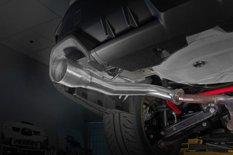 PERRIN 22-25 Subaru WRX Axle Back Exhaust System Stainless Steel (Fits OEM/Aftermarket Center Pipes)