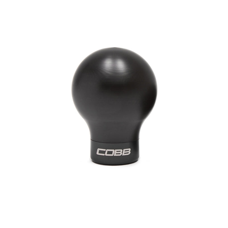 Cobb Subaru 6-Speed COBB Shift Knob - Black w/Stealth Black Collar (Non-Weighted)