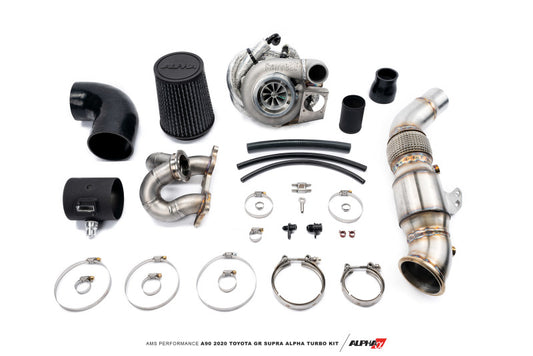 AMS Performance A90 2020 Toyota GR Supra Alpha 8 GTX3582 GEN II Turbo Kit 49 State Legal EPA Catted